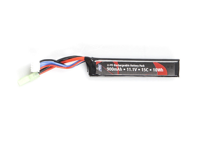 Li-Pol battery ASG 11,1V 900mAh, 15C - Mini stick (short)