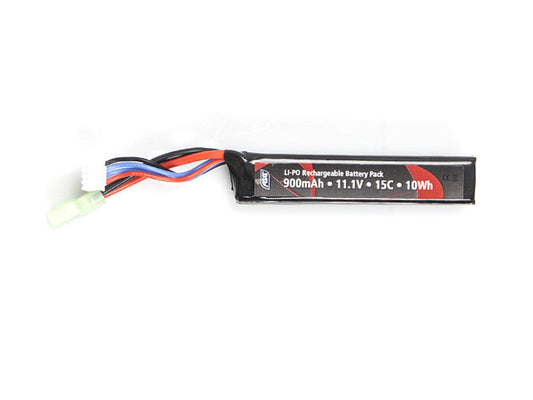 Li-Pol battery ASG 11,1V 900mAh, 15C - Mini stick (short)