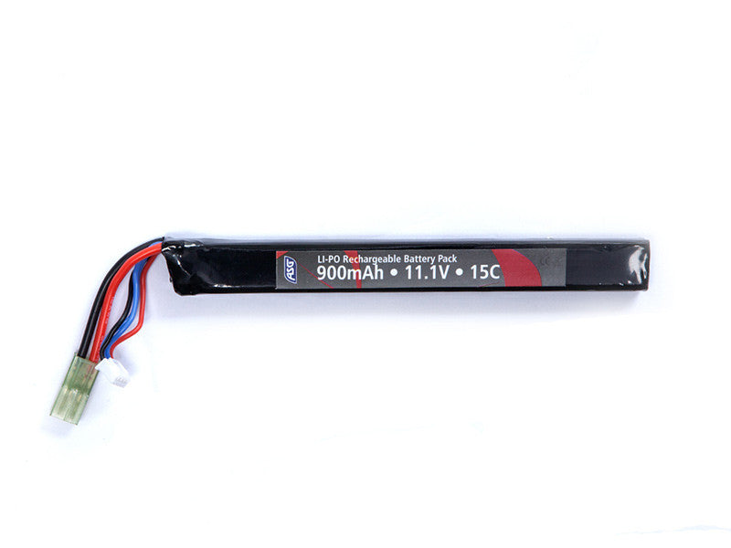 Li-Pol battery ASG 11,1V 900mAh, 15C - Stick (long)