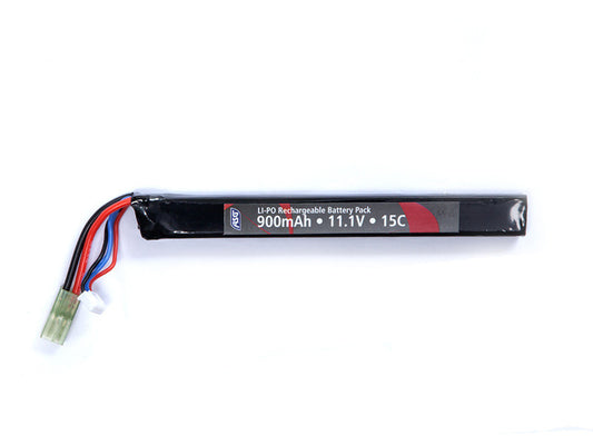 Li-Pol battery ASG 11,1V 900mAh, 15C - Stick (long)