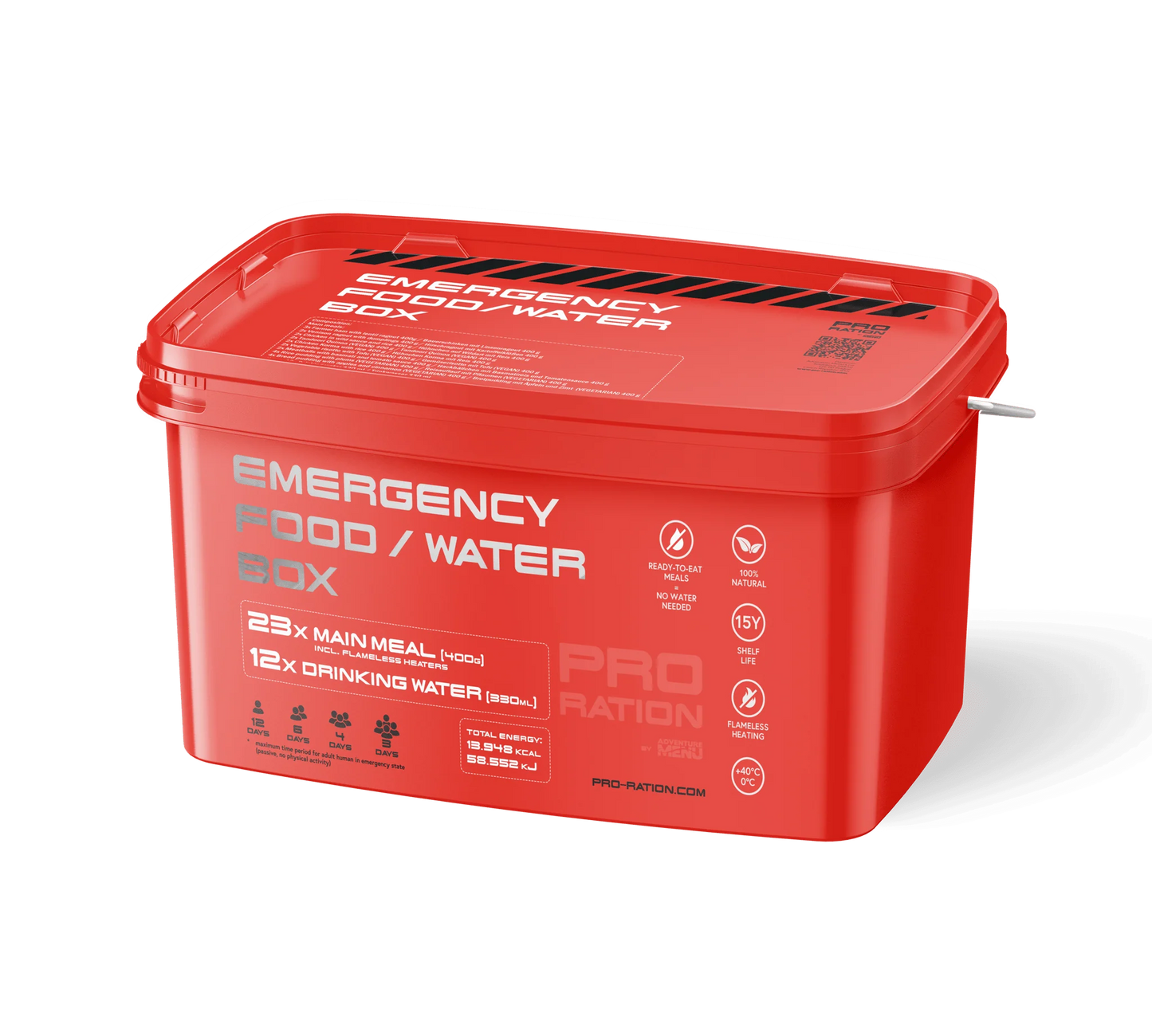 Pro Ration Emergency Food & Water Box