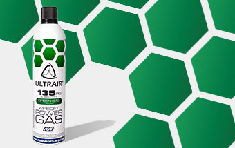 ULTRAIR Green Power Gas (135 PSI) su silikonu - 570 ml (36 PCS)