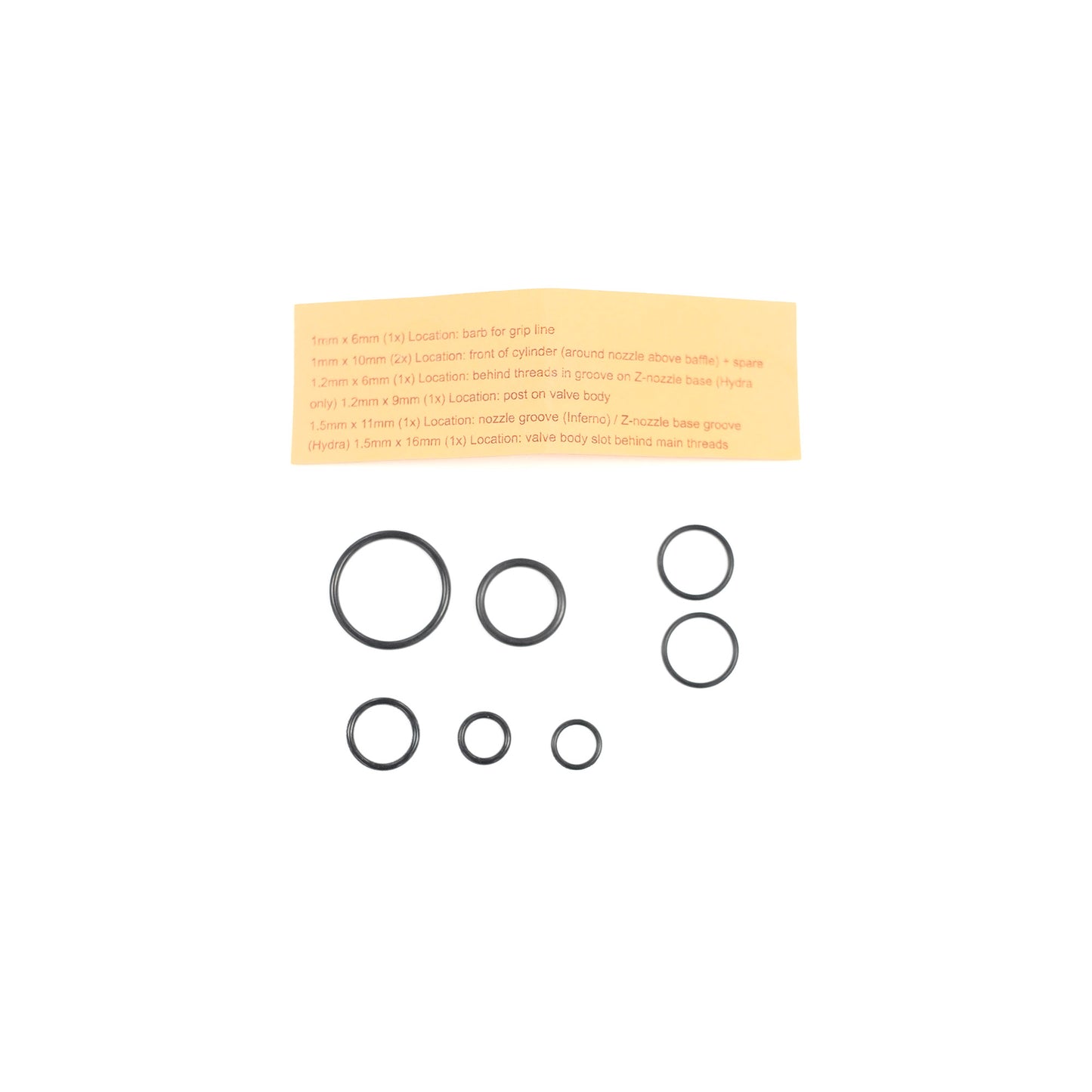 O-Ring Kit for HYDRA Gen 1