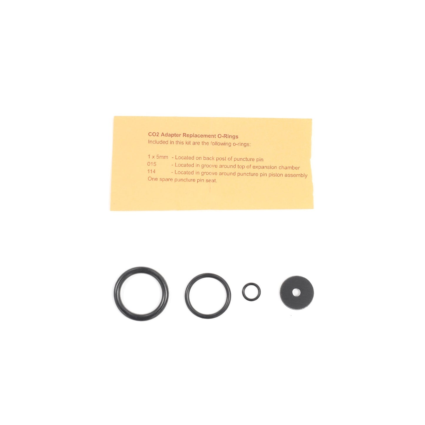 O-Ring Kit for WRAITH Legacy CO2 Stock or CO2 Adapter CO2 Adapter