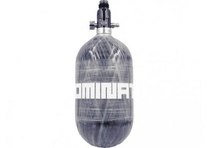 HPA Tank Dominator 68/4500 Carbon 1 litro 310 barų su slėgio matuokliu