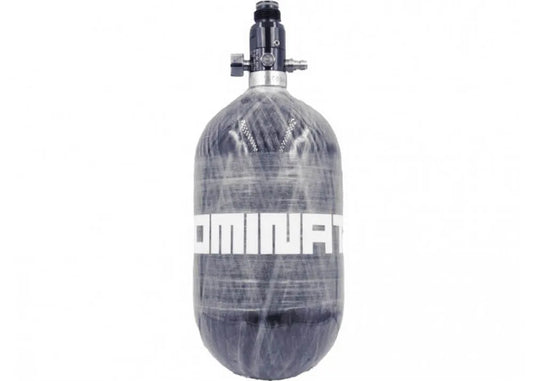 HPA Tank Dominator 68/4500 Carbon 1 litro 310 barų su slėgio matuokliu